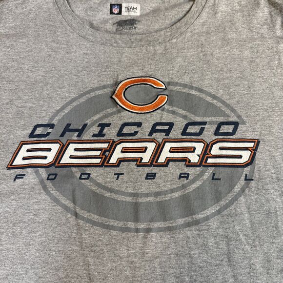 Chicago‎ Bears Football T-Shirt Gray Team Apparel Mens 3XL - Picture 1 of 5